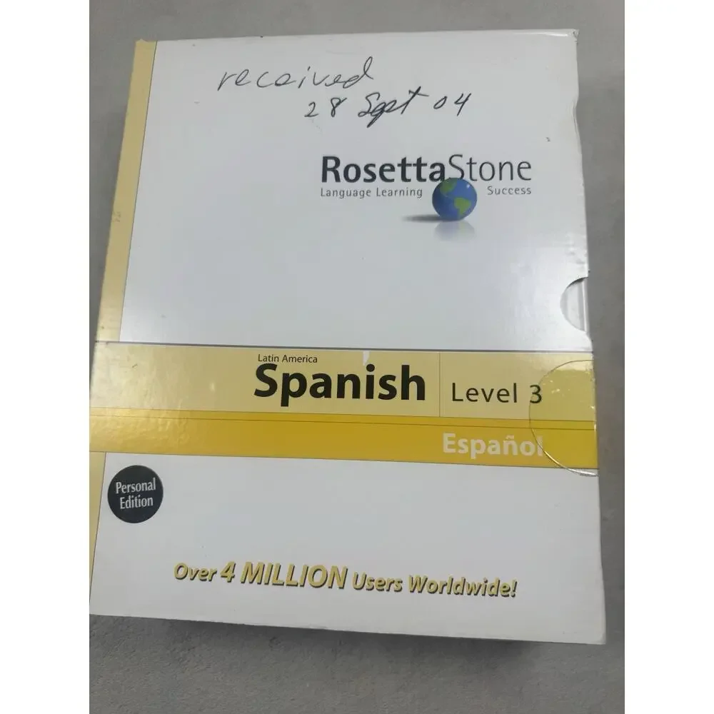 Rosetta Stone Spanish Latin America Level 3 Personal Edition PC Mac CD-ROM